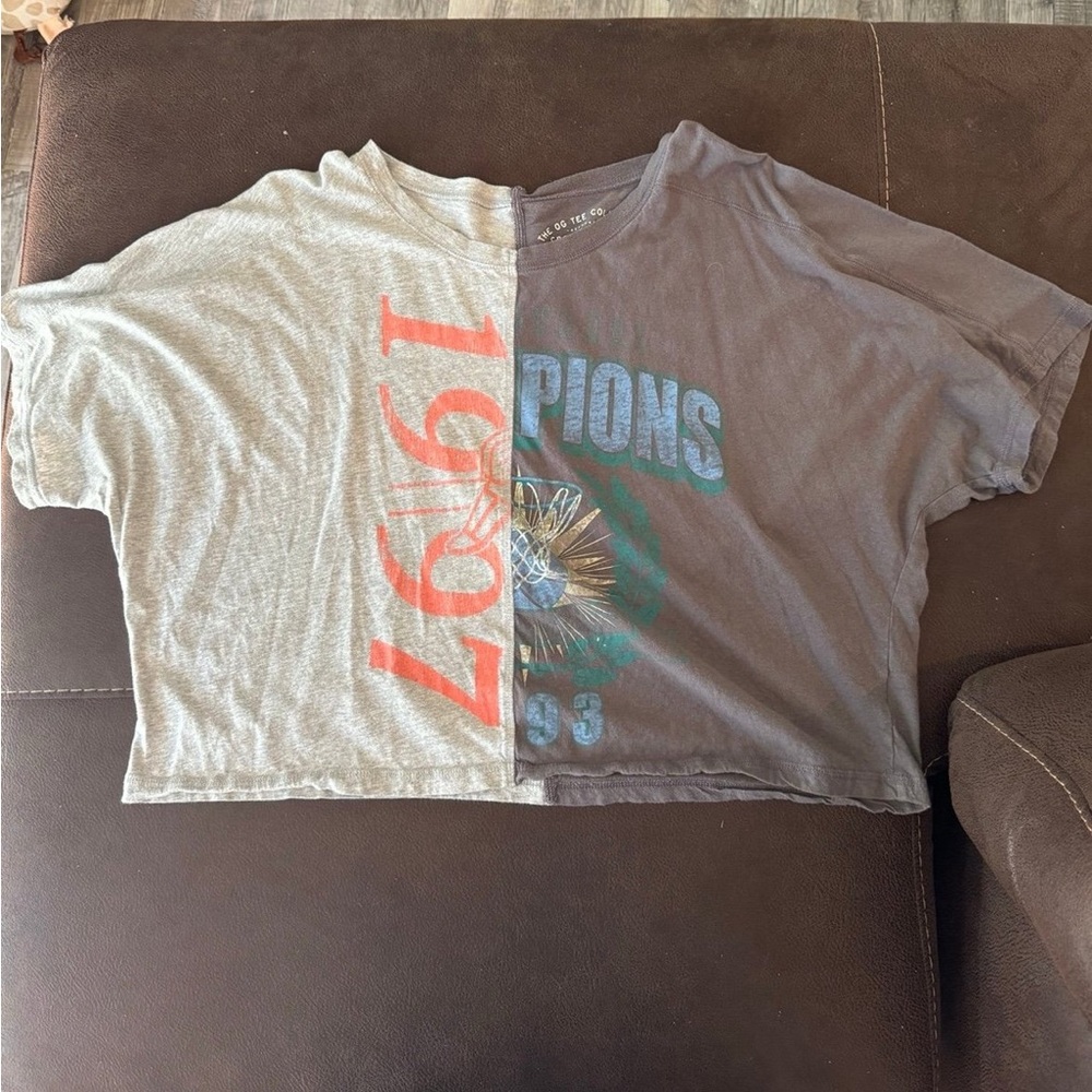 Aeropostale the OG tee collection, cropped boyfriend tee shirt